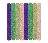 EPIGEIST Emery Board Professional Manicure Tool Kit Nail Files for 20pcs Glitter, Sandpaper and Eva Material Random Color Natural and False Nails for Home and Salon Use