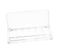 EPIGEIST Empty Eyeshadow Palette Makeup Organizer for Travel Six Blush Palette Cosmetic Container for Eye Shadow Storage