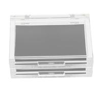 EPIGEIST Empty Magnetic Eyeshadow Palette 2pcs Makeup Organiser with Magnetic Base for Travel Cosmetic Storage and Blush Contour Powder Cases