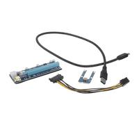 EPIGEIST External GPU Adapter Cable for Laptop Mini Pci-e to Pci-e with USB Power Cable Enhance Graphics Performance for Gaming and Multimedia Stable Computer Supply Expansion Blue