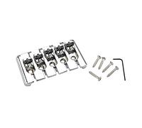 EPIGEIST Five-string Wire Plate Metal Bridge Tailpiece for Bass Guitar Accessories Suitable for String Bass Guitar Bridge Tailpiece Made of Metal Material