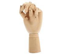 EPIGEIST Flexible Movable Joint Wooden Hand Model for Sketching and Drawing Left-hand Articulated Manikin Human Proportion Study Tool and Decorative Wood Ornament for Artists and Students