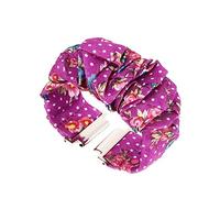 EPIGEIST Floral Pattern Elastic Watch Strap Replacement Comfortable Cloth Wristband for Stylish Printed Band for Daily Wear and Various Occasions