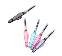 EPIGEIST Foldable Eyelash Combs and Eyebrow Brushes Multifunctional 10pcs Portable Makeup Tools Nylon and PC Material Suitable for Home and Holiday Use