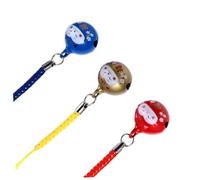 EPIGEIST Fortune Cat Cellphone Pendants with Copper Bells Bag Hanging Decors in Pink White Black Lucky Charm Gifts for Family and Friends Creative Sound Accessories