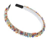 EPIGEIST Full Rhinestone Headband for Women Sparkling Jeweled Hairband Comfortable Cloth Material Stylish Hair Accessory for Teens Holiday Party