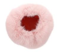 EPIGEIST Furry Microphone Cover Windscreen 1-Piece Pop Filter for Outdoor and Indoor Use Noise Reduction Mic Windshield for Universal Mics Pink