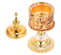 EPIGEIST Golden Iron Home Incense Burner for Living Room and Study Room, Ornamental Decoration to Sleep Quality, Elegant Incense Burner Decor