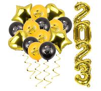 EPIGEIST Graduation Balloons Star Shaped Diploma Foil Balloons for Senior Year Classroom Decorations Lightweight DIY for Walls Tables Fireplaces and Outdoor Celebrations