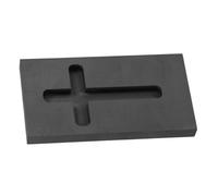 EPIGEIST Graphite Cross Crucible Mold for Metal Melting and Jewelry Casting, Graphite Ingot Mold with High-Temperature Resistance, Metal Refining Casting Tool for Jewelry Making