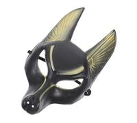 EPIGEIST Halloween Anubis Mask Egyptian God of Death Plastic Cosplay Face Mask for Halloween Masquerade Party Mardi Gras Costume Accessory Suitable for Adults and Teens