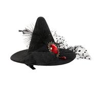 EPIGEIST Halloween Witch Hat Hairpin Delicate Bobby Clip Hair Accessory for Style Halloween Headwear for Cosplay Costume Party Festivals Tea Party Versatile Hair Decoration