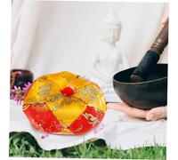 EPIGEIST Handcrafted Tibetan Singing Bowl Cushion Pad Mat Embroidered Sound Bowl Holder for Meditation and Prayer Buddhist Style Protector Practical and Elegant Design