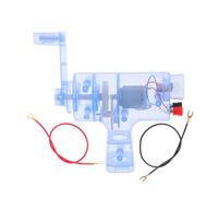 EPIGEIST Handheld Crank Generator Educational Science Kit for Physics Experiments DIY Stem Teaching Tool for Mechanical to Electrical Energy Conversion and Motor Demonstration