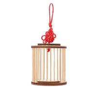 EPIGEIST Handmade Bamboo Carrier Cage for Outdoor Grasshoppers, Round Single Cage, Natural Bamboo Material, Portable Insect Habitat for Garden and Field Use