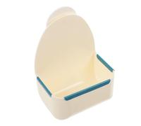 EPIGEIST Hanging Anti-spill Pet Feeder Bowl for Rabbit and Hamster Cage Fixed Food Container for Bunny and Small Animals Easy to Clean White Feeding Dish for Alfalfa and Fresh Food