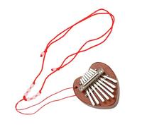EPIGEIST Heart Shaped Kalimba Keys Finger Piano for Beginners and Adults Portable Wooden Mini Thumb Piano for Compact Lightweight Design