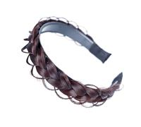 EPIGEIST Heat Resistant Braided Headband for Women Non-slip Fishbone Braid Hair Accessory Comfortable Makeup and Daily Wear Headwear for Teens