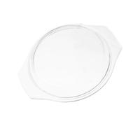 EPIGEIST Heat-resistant Glass Microwave Splash Guard Lid 20.2cm Diameter for 8-inch Ceramic Bowls and Plates, Microwave Food Splatter Cover for Steaming and Baking,