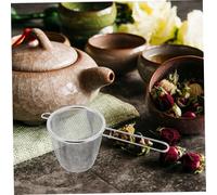 EPIGEIST Heavy-Duty Stainless Steel Tea Strainer with Ergonomic Handle Fine Mesh Filter for Loose Leaf Tea Coffee Grounds Multiuse Filter for Home Office Beverage Brewing