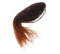 EPIGEIST High Temperature Brazilian Wave Crochet Hair Extensions Lightweight Deep Wave Braiding Hair for African Hairstyles Women Synthetic