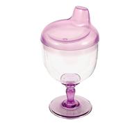 EPIGEIST High Transparency Training Goblet Cup Unbreakable Fall Sippy Cup for Boy Girl and Months Promotes Self Feeding and Safety
