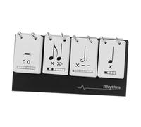 EPIGEIST Innovative Music Notations Card with Calendar Rhythm Practice Tool for Students Portable Flashcards for Note Training Daily Sight Reading Exercises Teaching Aid