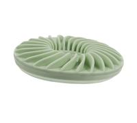 EPIGEIST Interactive Slow Feeder Dog Bowl with Smooth Surface for Healthy Slow Feeding and Digestion Fun Chew Disc for Puppies and Adult Dogs Green Pet Feeder to Prevent Bloat and Promote