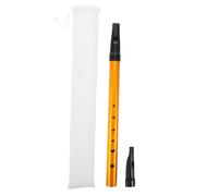 EPIGEIST Irish Tin Whistle Vertical Flute Key of d Durable Brass Construction for Beginners Learning Traditional Music Includes Recorder Mouthpiece and Cloth Bag
