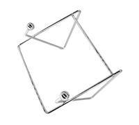EPIGEIST Iron Multi-Functional Tablet Holder and Book Stand for Tabletop Display Silver Reading Rack with Stable Structure for Picture Frames Magazines Recipe Books Lightweight Design