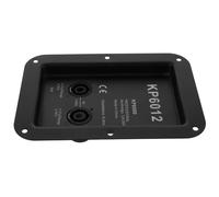 EPIGEIST Iron Speaker Terminal Connector Plate for Stage Loudspeakers Anti-aging Speaker Wire Junction Box with Stable Design for Theaters and Conferences