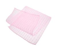 EPIGEIST Japanese Exfoliating Washcloth Body Scrubber Nylon Bath Towel Soft Pink Long Shower Cloth for Skin Cleansing and Massage