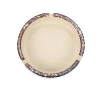 EPIGEIST Japanese Style Ceramic Ashtray Retro Vintage Ash Holder Compact Decorative Cigarette Butt Container for Home Office Table Display