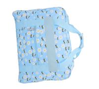 EPIGEIST Large Knitting Organizer Bag Large Crochet Storage Bag Sewing Machine Travel Organizer Sky-Blue