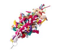 EPIGEIST Large Parrot Bite for Birds Chewing Plaything Lightweight and Portable Pet Supplies with Bright Colors to Attract Attention for African Grey and Other Parrots