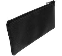 EPIGEIST Leather Microphone Pouch with Zipper Portable Protective Carrying Bag for Easy Storage Tear-Resistant Design for Travel and Everyday Use Convenient Cleaning with Wipe