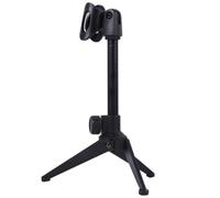 EPIGEIST Liftable Triangle Desktop Microphone Stand Black Plastic Microphone Rack with Adjustable Height for Computer Ktv Singing Podcast Anchors