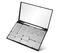 EPIGEIST Magnetic Eyeshadow Palette Empty Makeup Case with Mirror Compact Portable DIY Pan Holder Travel Friendly Space Saving Magnetic Base Secure Fit