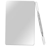 EPIGEIST Makeup Mixing Palette Set with Metal, Foundation and Eyeshadow Blending Tray for Professional Nail Art and Cosmetic Use at Home or Salon