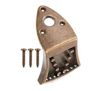 EPIGEIST Mandolin Tailpiece Replacement Metal String Tailpiece Accessory with Rear Notch, Antique Bronze Finish, Mandolin Instrument Part for Folk and World Music Players