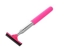 EPIGEIST Manual Retractable Car Rearview Mirror Wiper Cleaner Water and Fog Removal Tool for Clear Driving View Easy DIY Installation Pink Windshield Scraper for Car Window Cleaning
