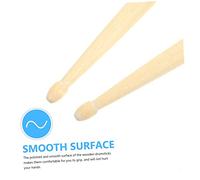 EPIGEIST Maple Wood Drumsticks Lightweight Balanced Percussion Sticks for Beginners Jazz Drum Practice