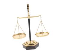 EPIGEIST Metal Balance Scale Ornament Small Table Scale Decor for Home Office Lawyer Justice Law Stable Metal Construction Modern Minimalist Aesthetic
