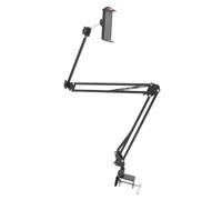 EPIGEIST Metal Cantilever Tablet Phone Holder Stand Desktop Bed Mobile Support Bracket Construction Non Shaking Design for Comfortable Hands Viewing