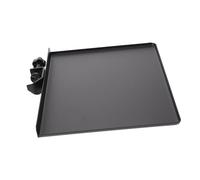 EPIGEIST Metal Microphone Stand Storage Tray Large Black Sound Holder for Studio Stage Broadcast and Office Use