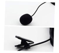 EPIGEIST Mini Lapel Clip Microphone Omnidirectional Lavalier Mic for Teaching Lectures Portable Black Clipper Microphone with Dynamic Stereo Sound and Ohm Impedance