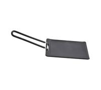EPIGEIST Mini Nonstick Grill Pan Portable Small Steak Plate for Camping BBQ Barbecue Outdoor Cooking Versatile Square Baking Pan with Smooth Rounded Edges