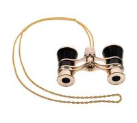 EPIGEIST Mini Outdoor Travel Binoculars for Adults and Women Portable Compact Theater Opera Glasses with Decorative Chain Iron Material Multipurpose for Hiking Camping Bird Watching