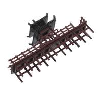 EPIGEIST Mini Plastic Pavilion Aquarium Ornament Small Chinese-style Garden Pavilion Model 10.5x2x6cm Miniature Creative Landscape Fish Tank Decoration Home Decor