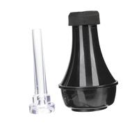 EPIGEIST Mini Trumpet Mute Set Lightweight Abs Straight Practice Silencer with Standard Mouthpiece, Musical Instrument Accessory for Quiet Trumpet Playing and Beginner Use
